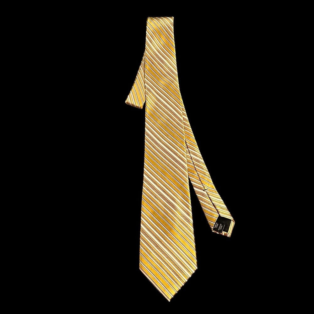 Vintage Stafford Signature Gold Handmade 100% Silk